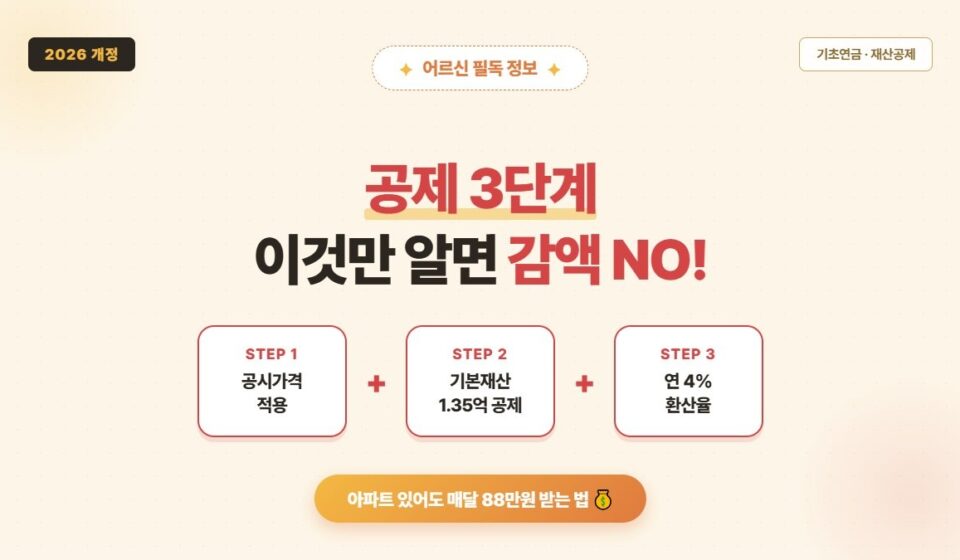 기초연금 재산공제