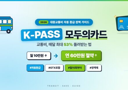 K패스 모두의카드 환급 기준