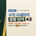 2026년 수도권 무순위 청약 일정 및 유망 단지 4곳 안내