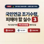 국민연금 조기수령