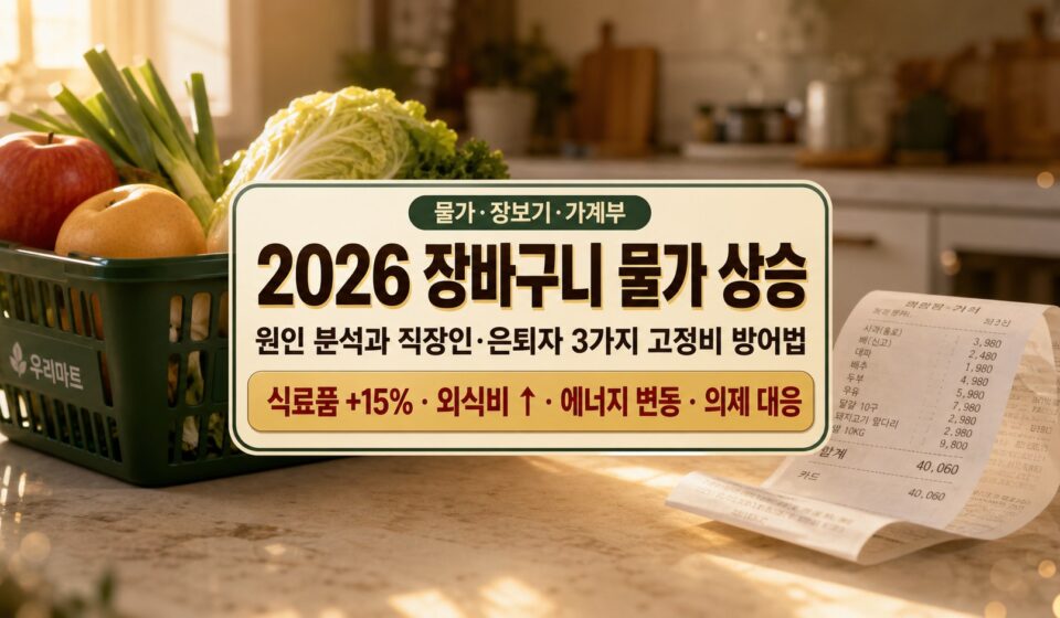 장바구니 물가 상승 원인