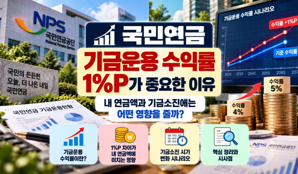 국민연금 기금운용 수익률
